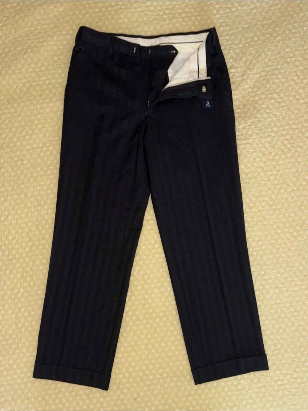 Z Zegna Dark Gray 2-pc Slim fit Men's Suit 40R, 31x28